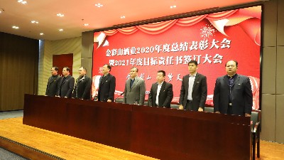 公司召开2020年度总结表彰大会 暨2021年度目标责任书签订大会